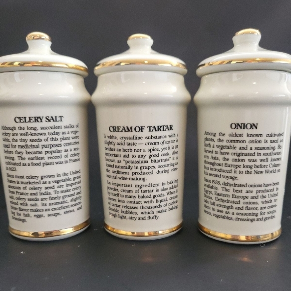 M.J. Hummel 1987 Cham, Switzerland Spice Jars (8). Made in Japan. - Picture 11 of 12